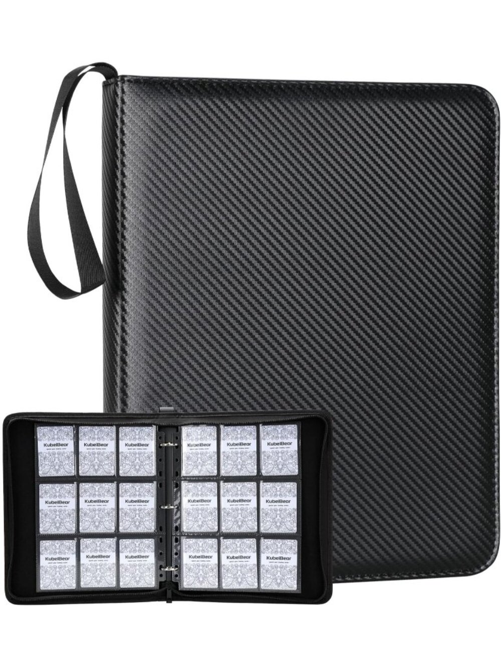 New Card Binder – 720 Capacity, Zippered Trading Card Holder
